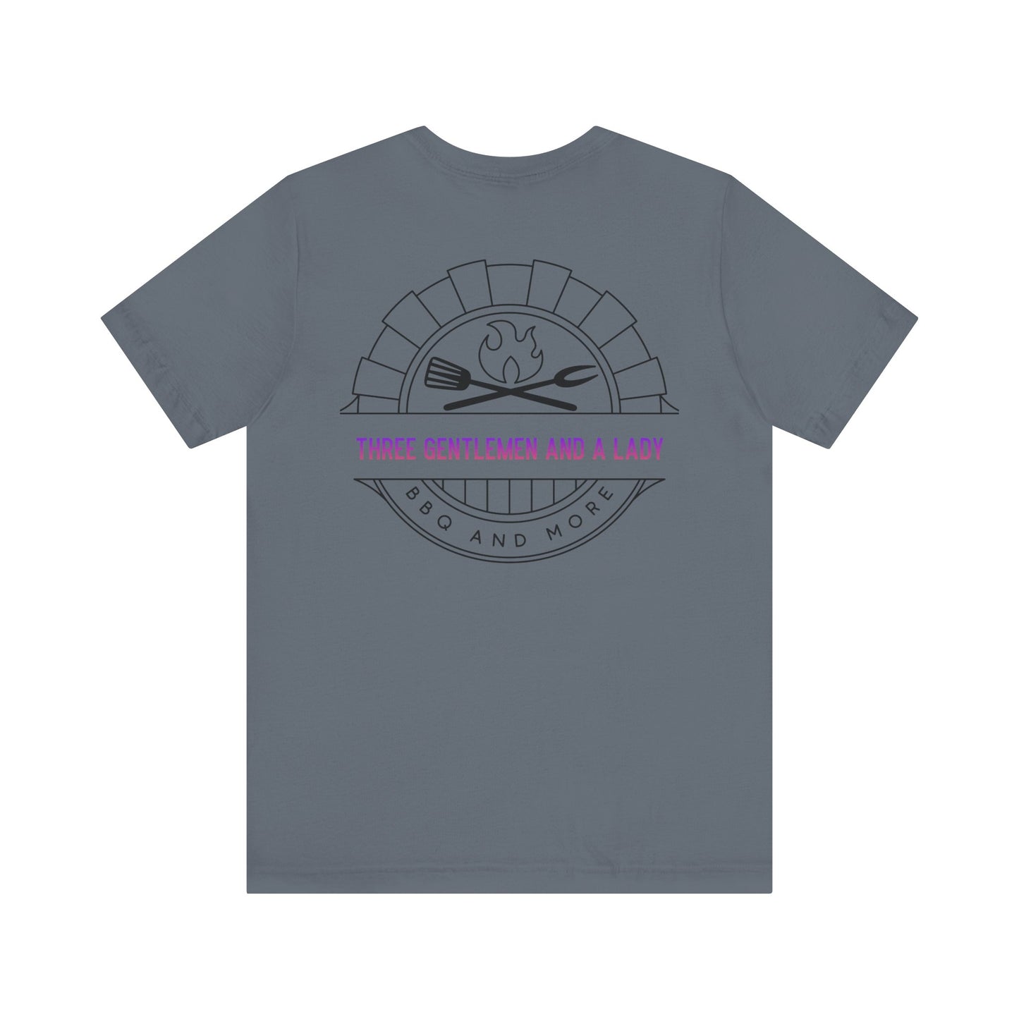 Drink Water Not Tea…3 Gentleman and A Lady-Unisex Jersey Short Sleeve Tee