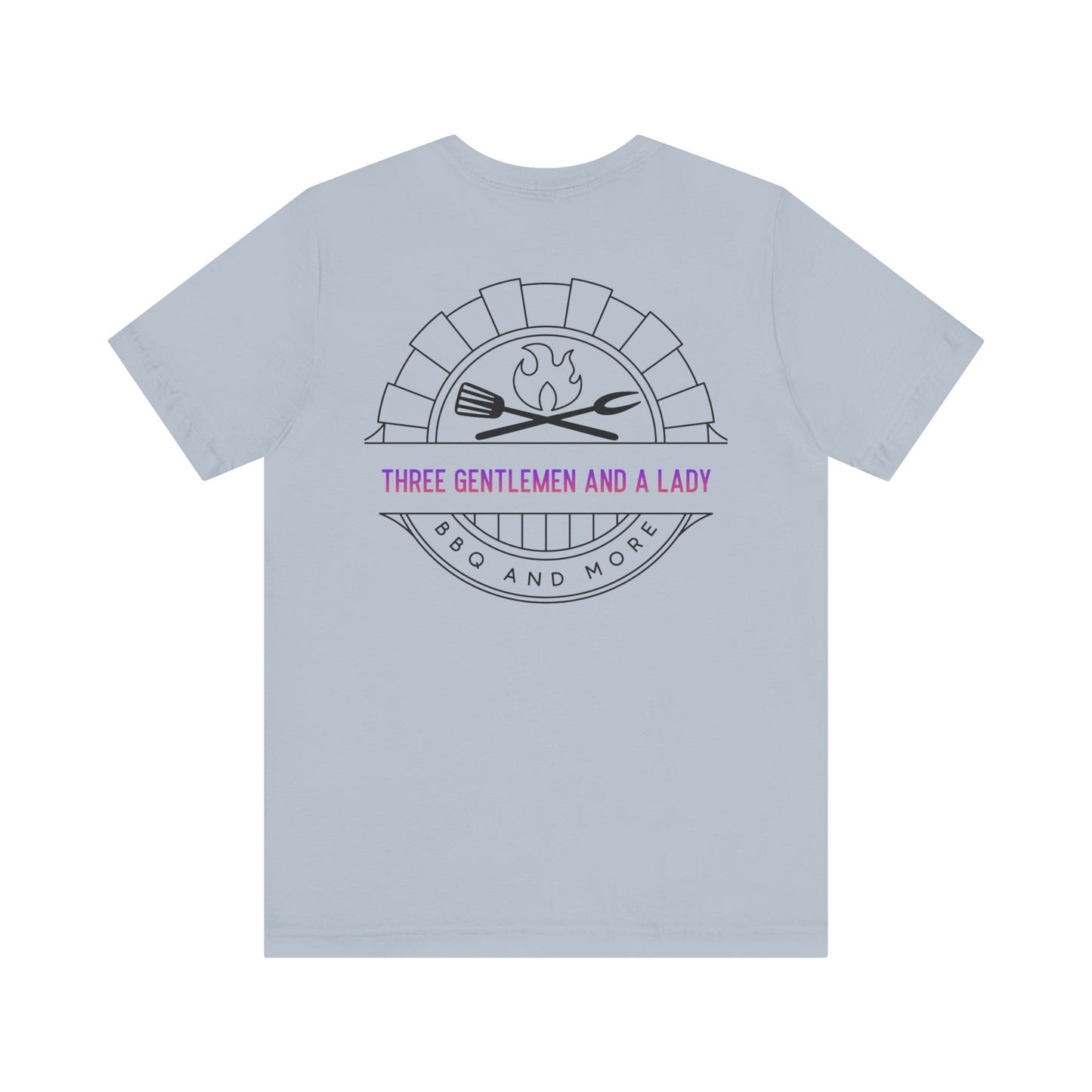 Drink Water Not Tea…3 Gentleman and A Lady-Unisex Jersey Short Sleeve Tee