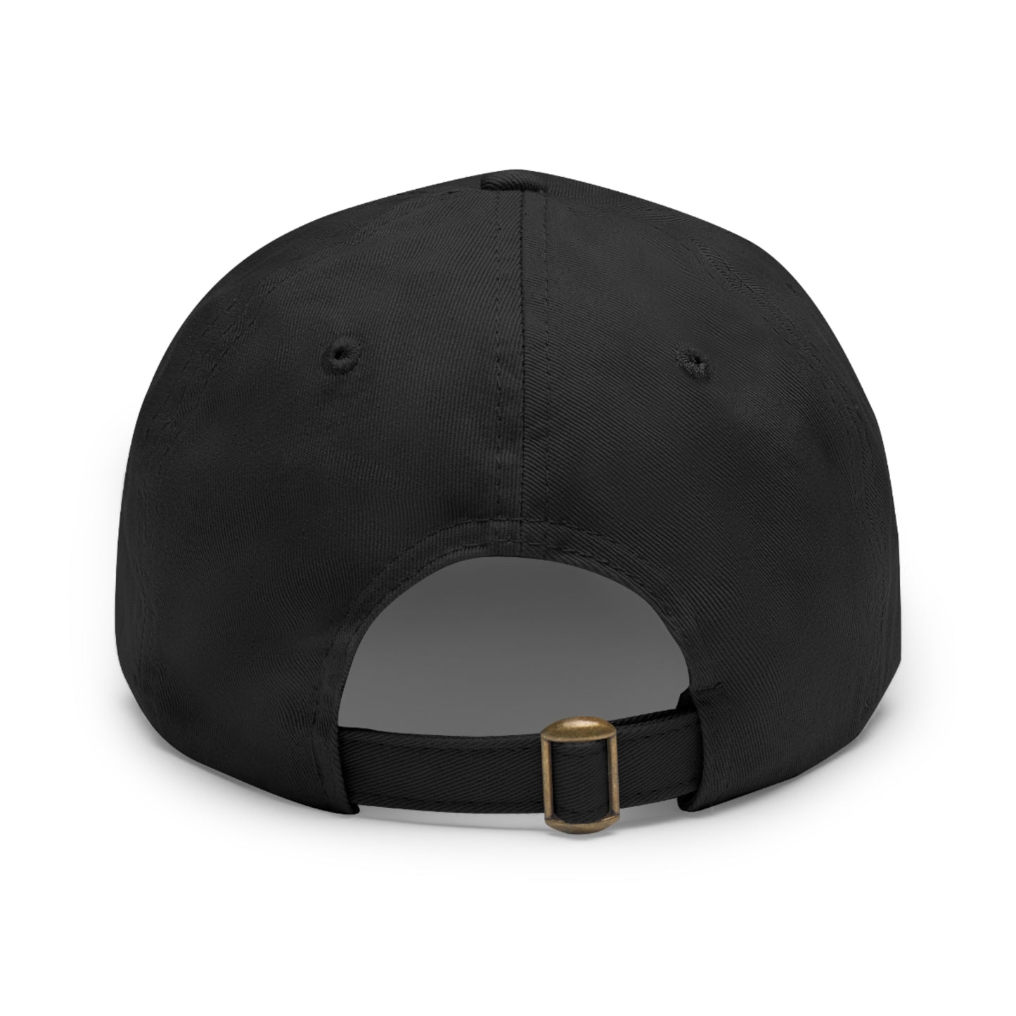 3 gentlemen and a lady-Hat with Leather Patch (Round)