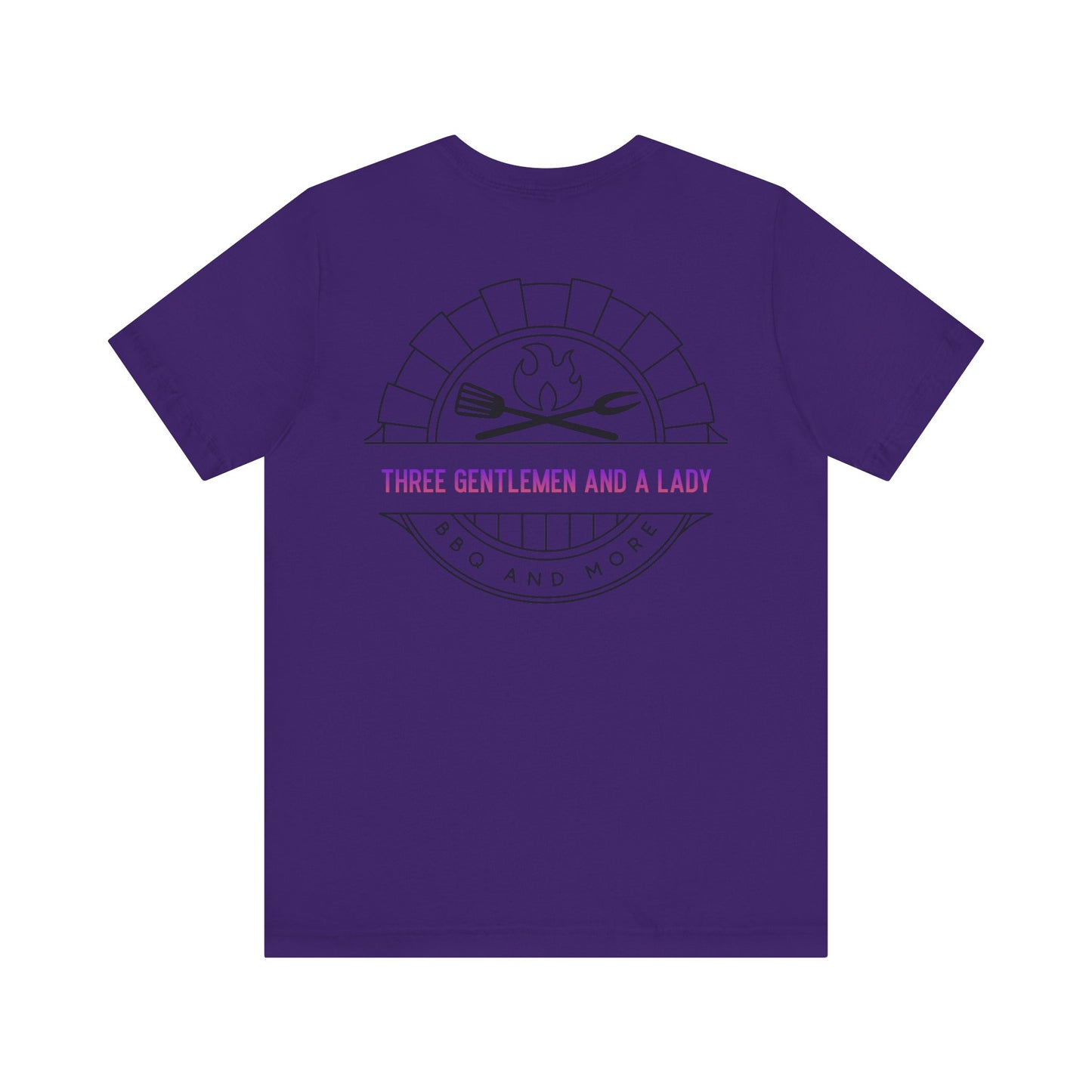 Drink Water Not Tea…3 Gentleman and A Lady-Unisex Jersey Short Sleeve Tee
