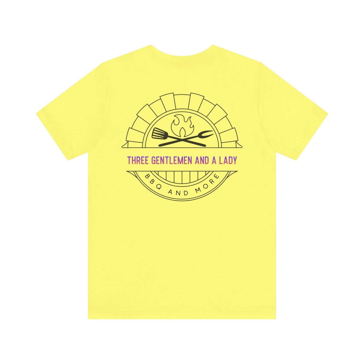 Drink Water Not Tea…3 Gentleman and A Lady-Unisex Jersey Short Sleeve Tee