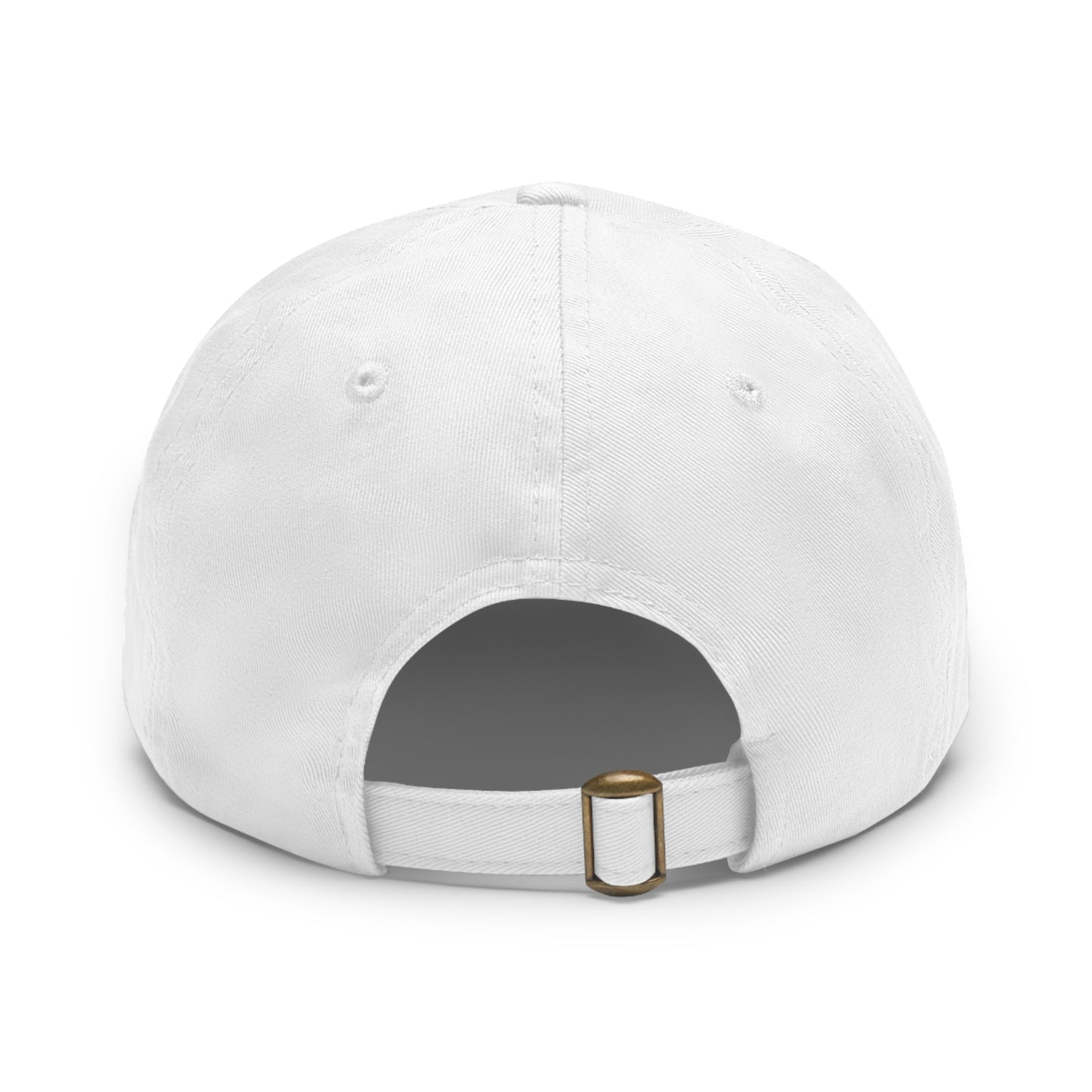 3 gentlemen and a lady-Hat with Leather Patch (Round)