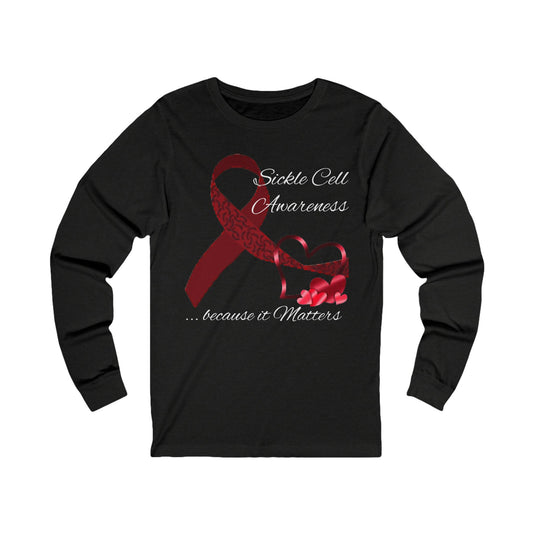 Sickle Cell Awareness-Unisex Jersey Long Sleeve Tee