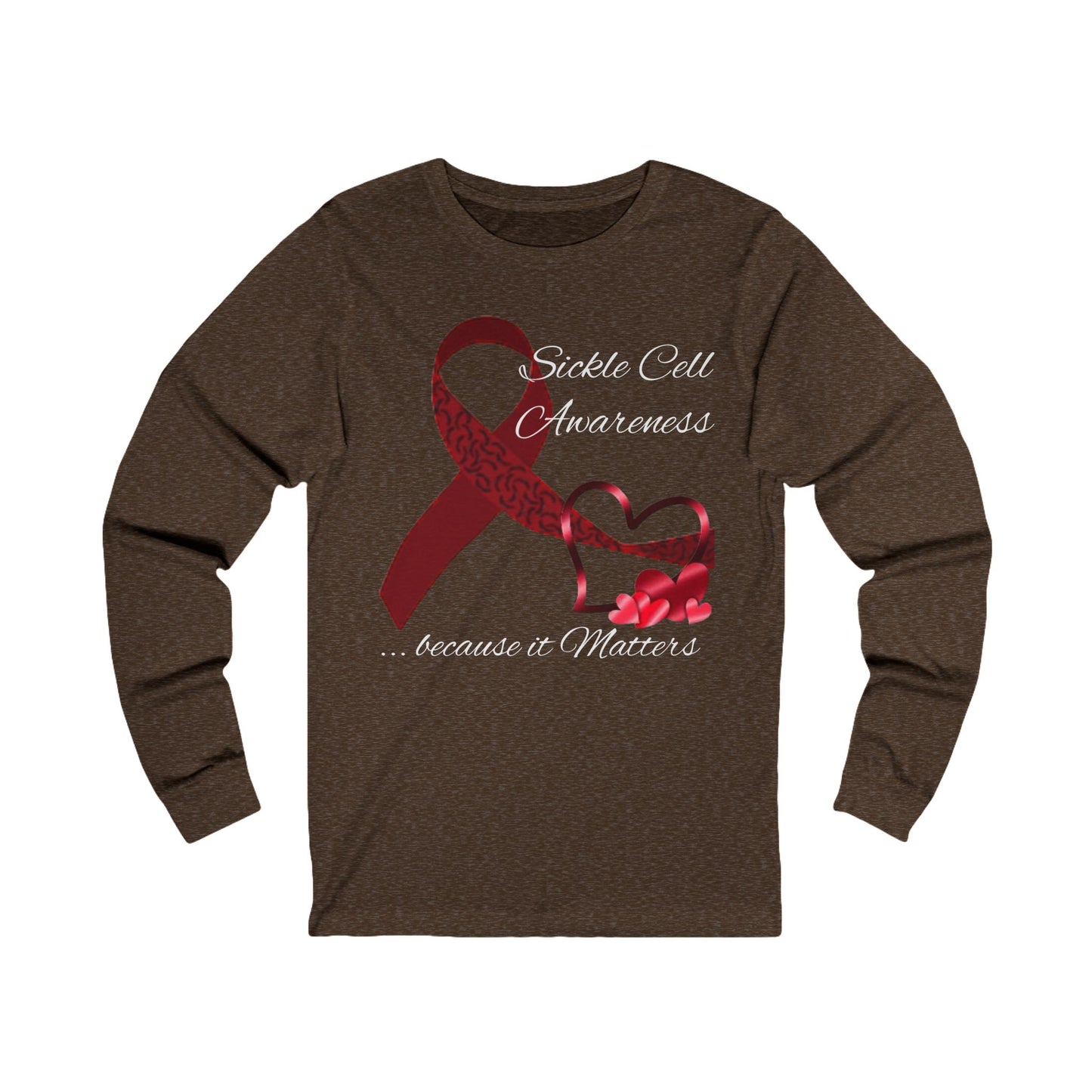 Sickle Cell Awareness-Unisex Jersey Long Sleeve Tee