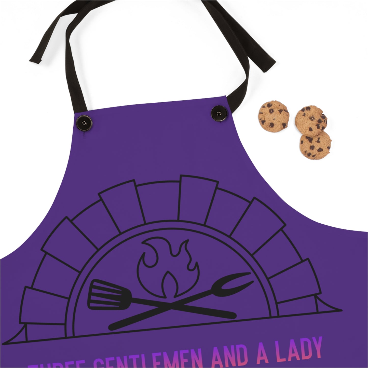 3 Gentlemen and A Lady- Apron