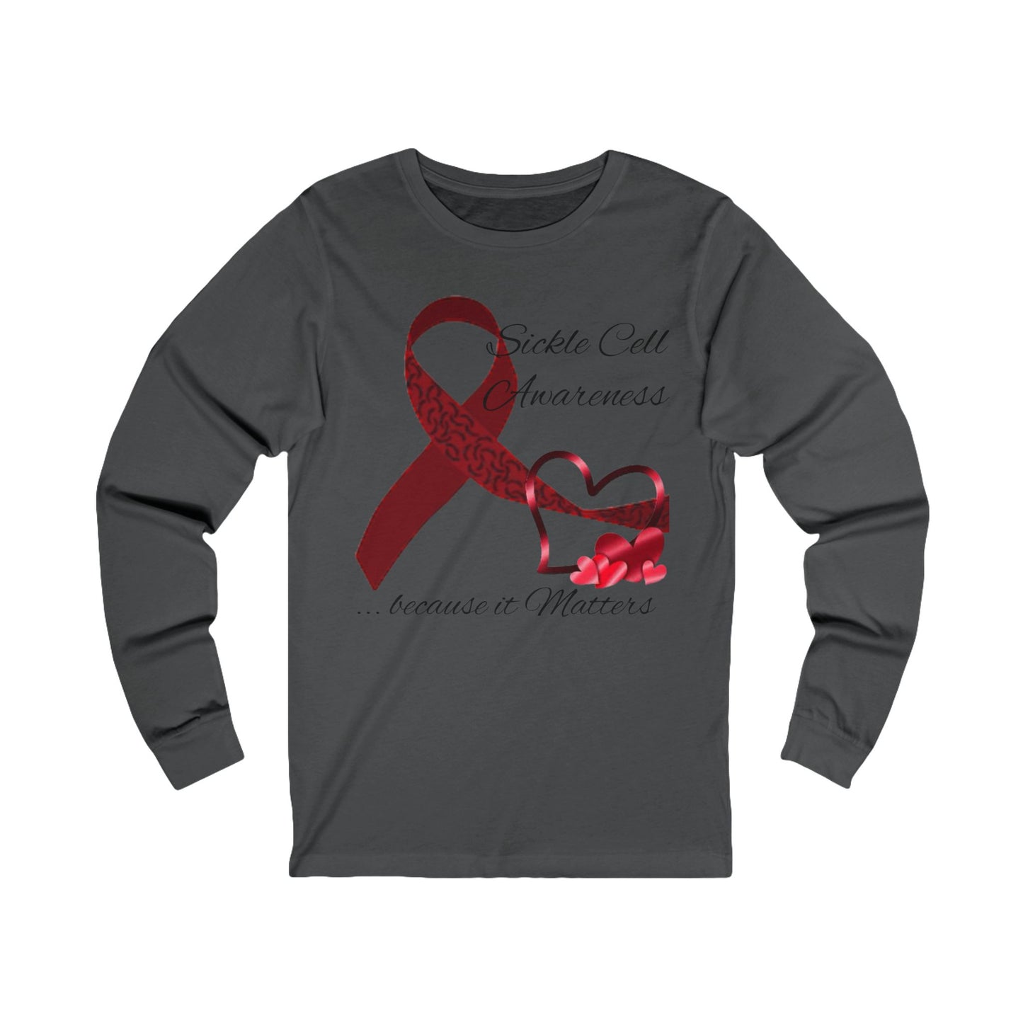 Sickle Cell Awareness-Unisex Jersey Long Sleeve Tee