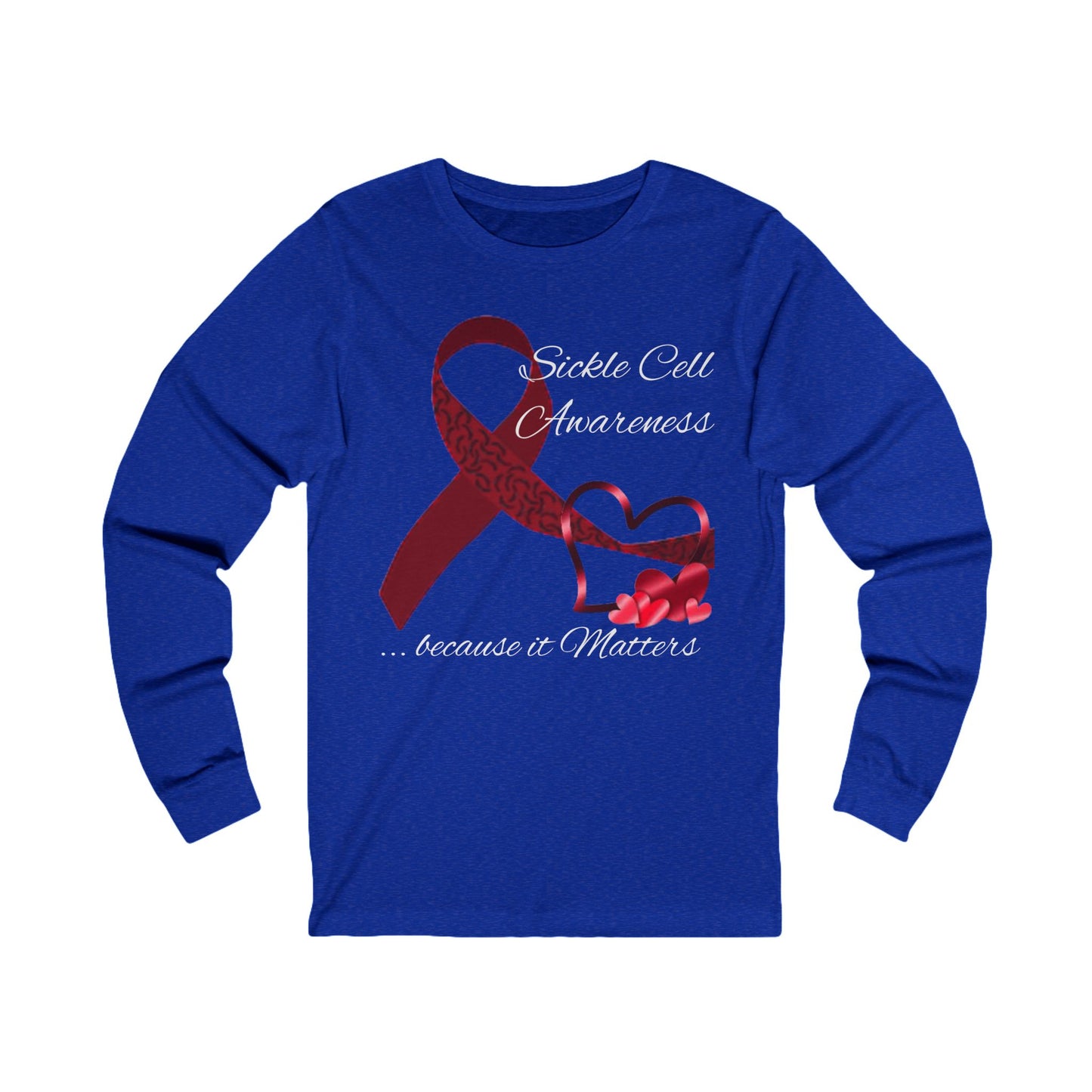 Sickle Cell Awareness-Unisex Jersey Long Sleeve Tee