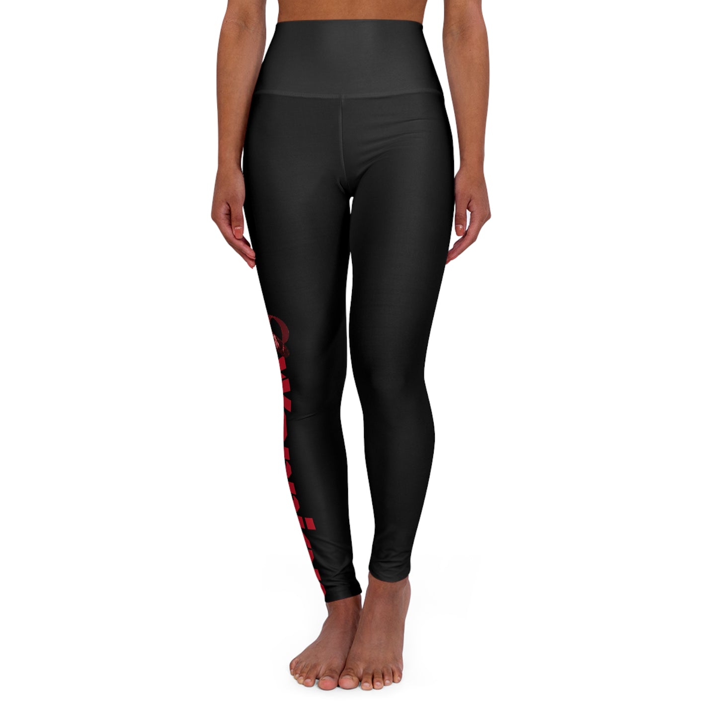 High Waisted Yoga Leggings (AOP)