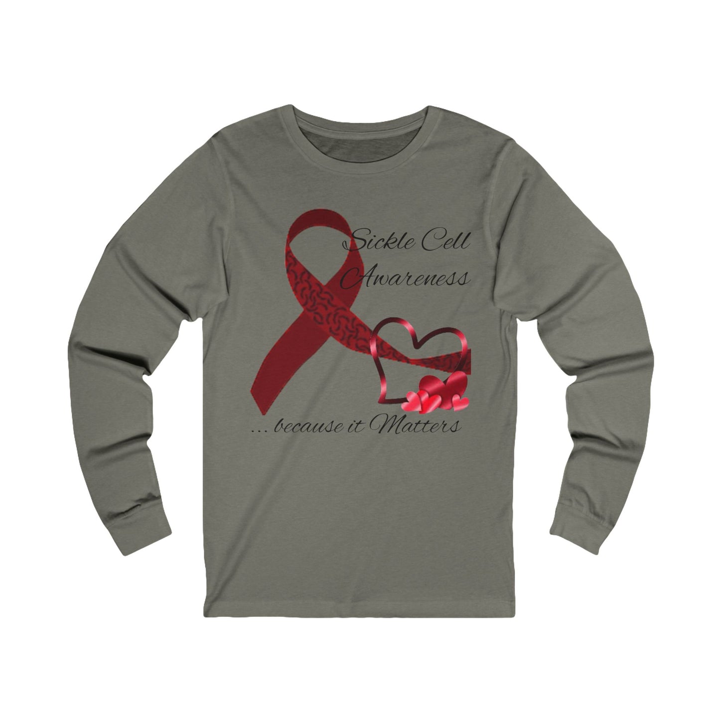 Sickle Cell Awareness-Unisex Jersey Long Sleeve Tee