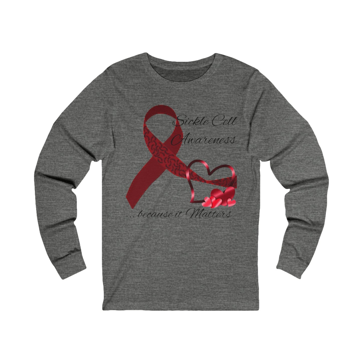 Sickle Cell Awareness-Unisex Jersey Long Sleeve Tee