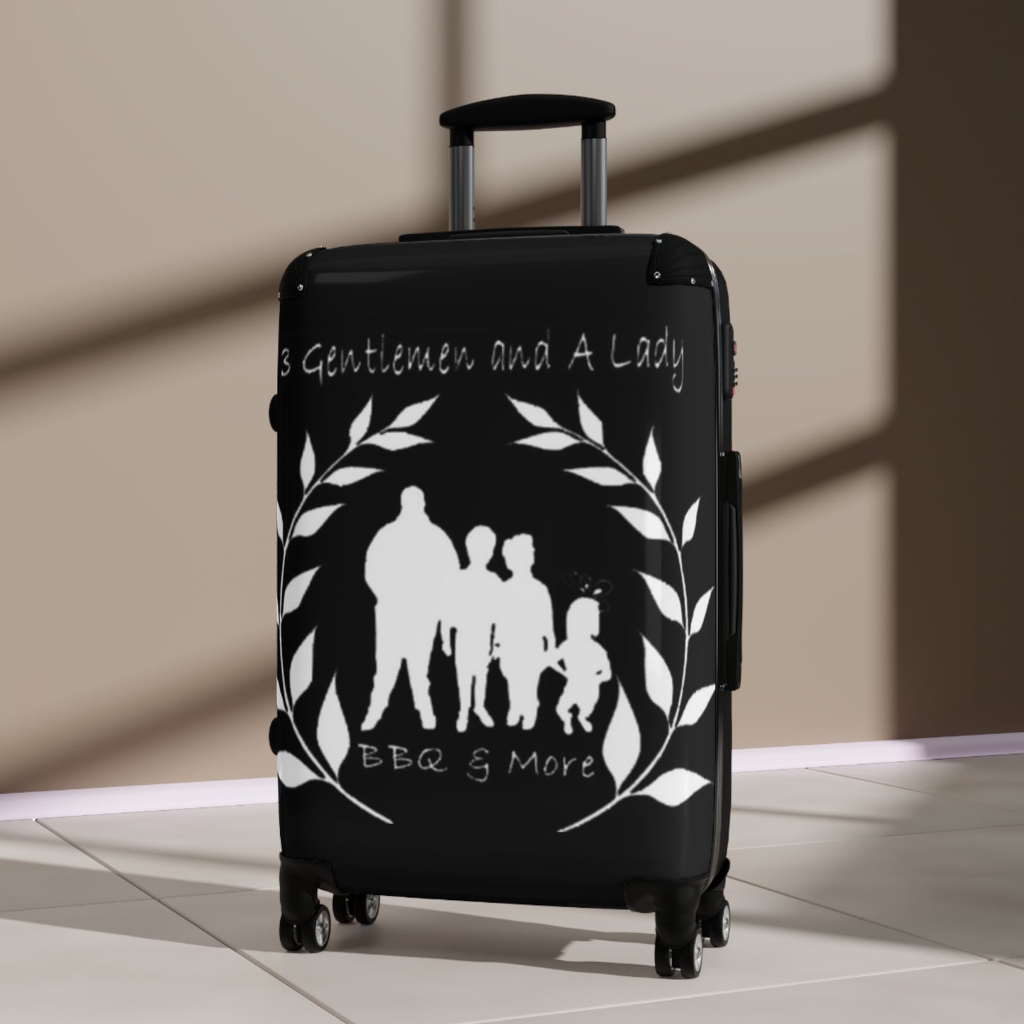 3 Gentlemen and A Lady -Suitcase