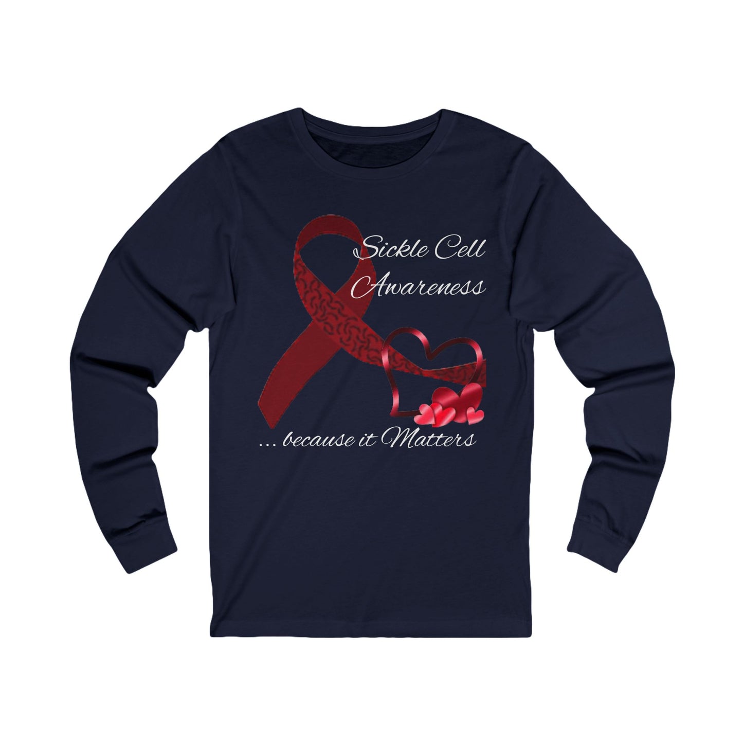 Sickle Cell Awareness-Unisex Jersey Long Sleeve Tee