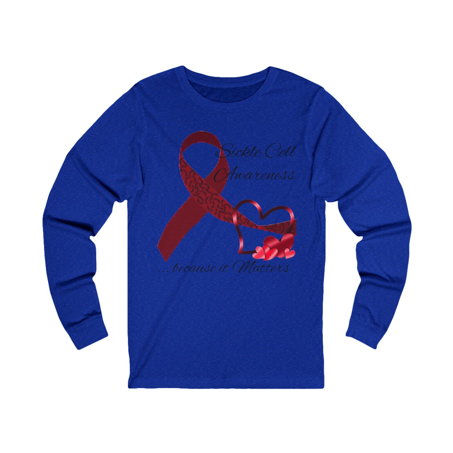 Sickle Cell Awareness-Unisex Jersey Long Sleeve Tee