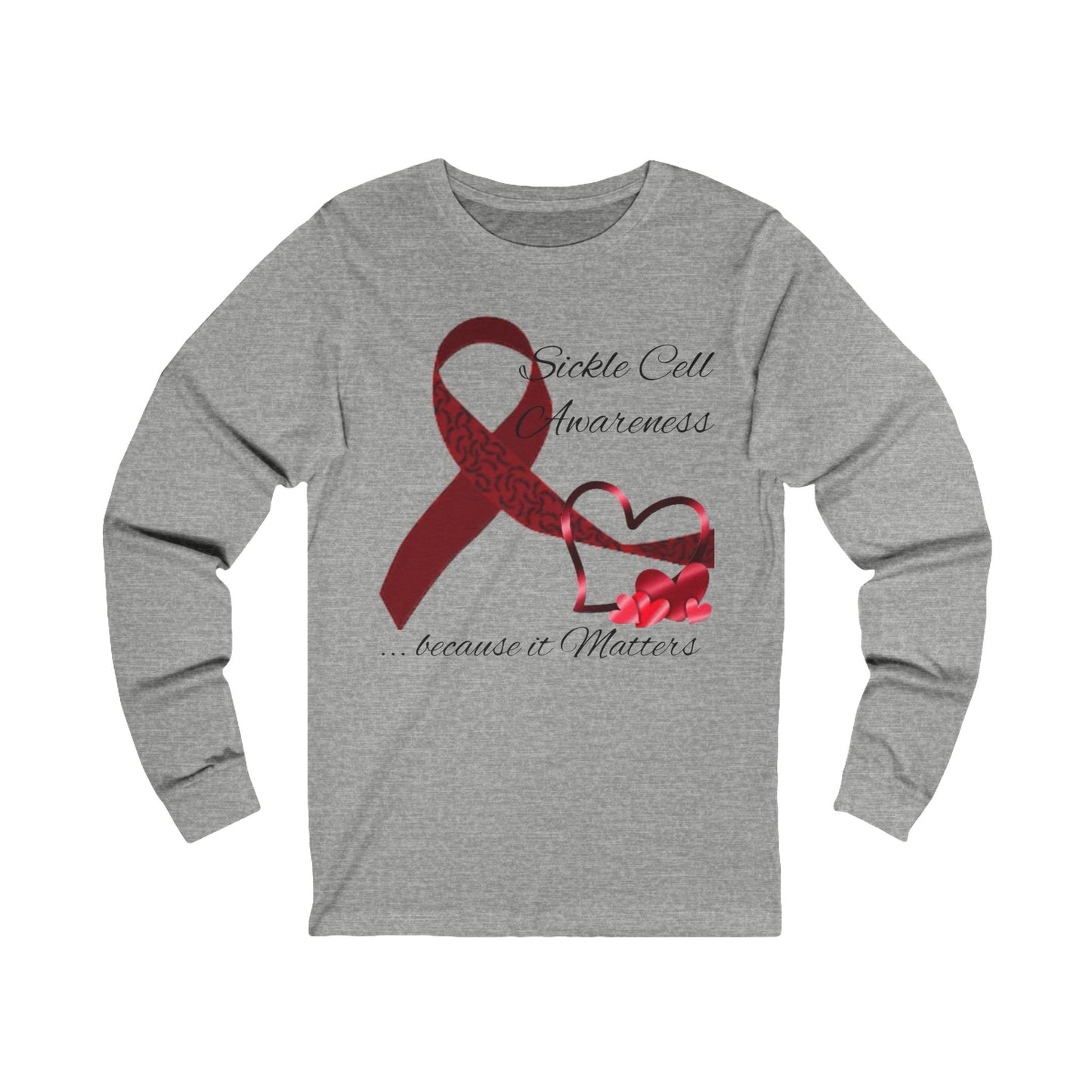 Sickle Cell Awareness-Unisex Jersey Long Sleeve Tee