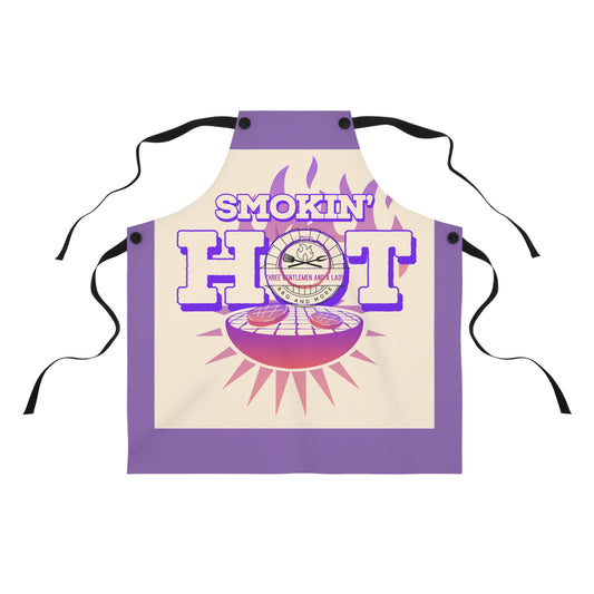 Smokin’ Hot- Three Gentlemen and A Lady Apron (AOP)