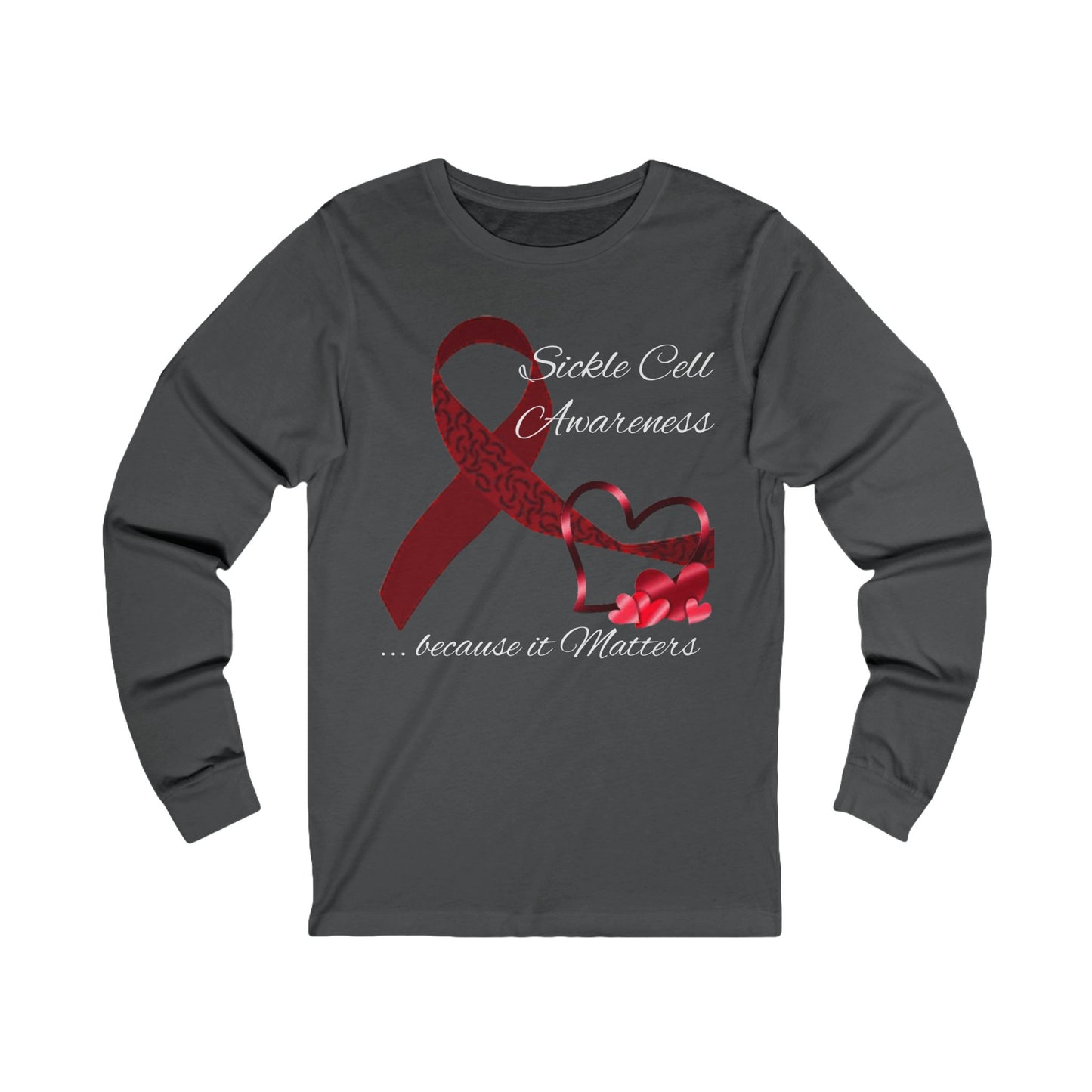 Sickle Cell Awareness-Unisex Jersey Long Sleeve Tee