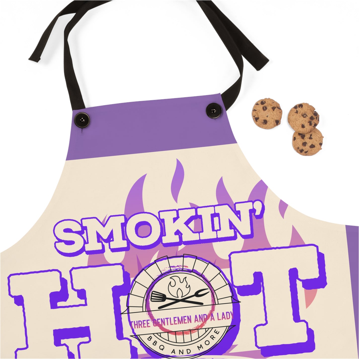 Smokin’ Hot- Three Gentlemen and A Lady Apron (AOP)