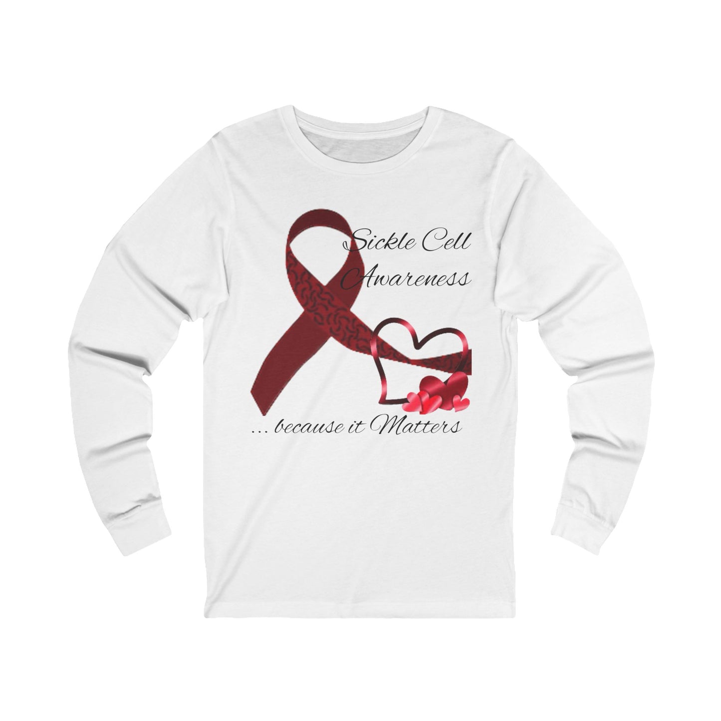 Sickle Cell Awareness-Unisex Jersey Long Sleeve Tee