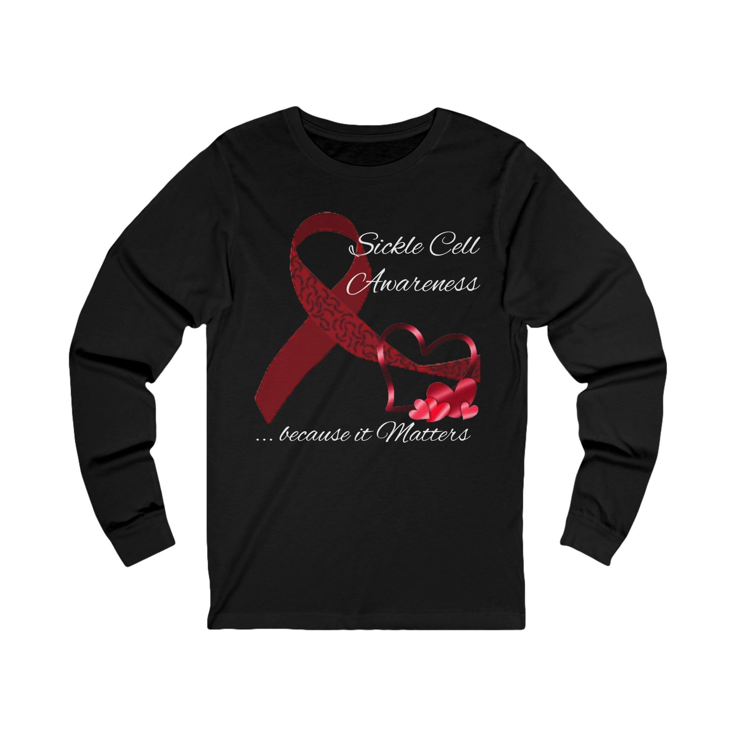 Sickle Cell Awareness-Unisex Jersey Long Sleeve Tee