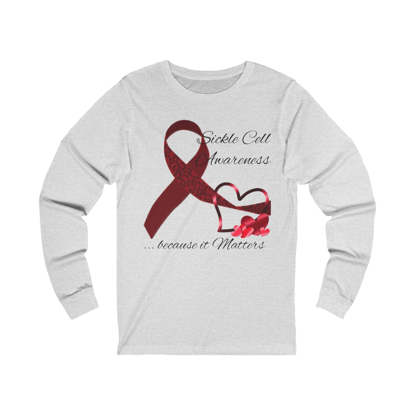 Sickle Cell Awareness-Unisex Jersey Long Sleeve Tee