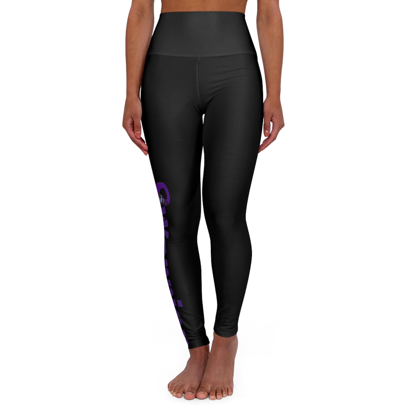 High Waisted Yoga Leggings (AOP)