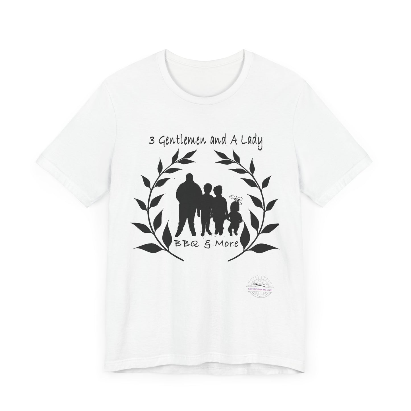 3 Gentleman and A Lady-Unisex Jersey Short Sleeve Tee