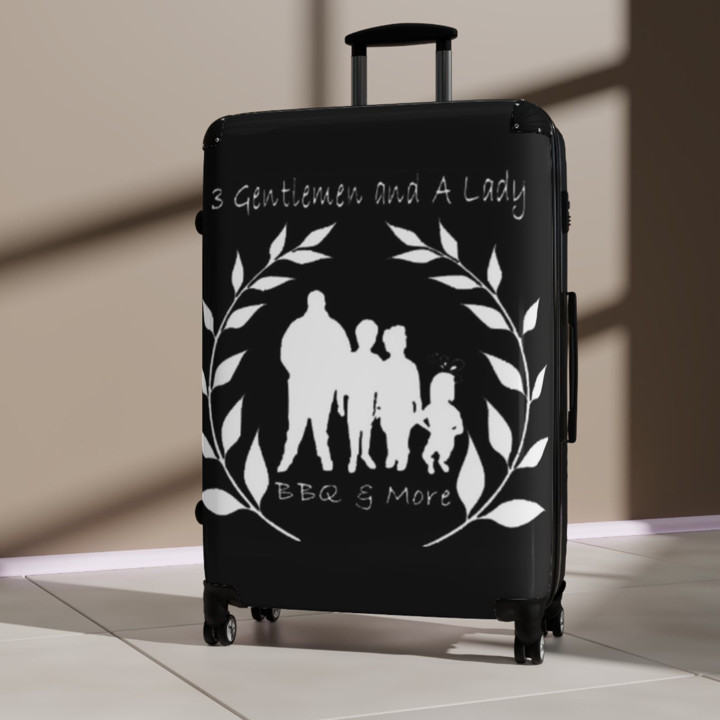 3 Gentlemen and A Lady -Suitcase